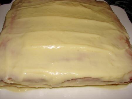 Бисквитный торт с заварным кремом рецепт 