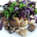 грибы с луком и курицей, пошаговый рецепт