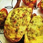Курица, фаршированная сыром и овощами рецепт