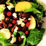 Салат с клюквой и орехами рецепт